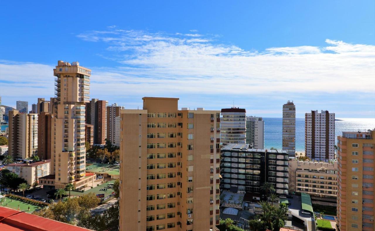 Penthouse Cervantes Sea View Benidorm Bagian luar foto