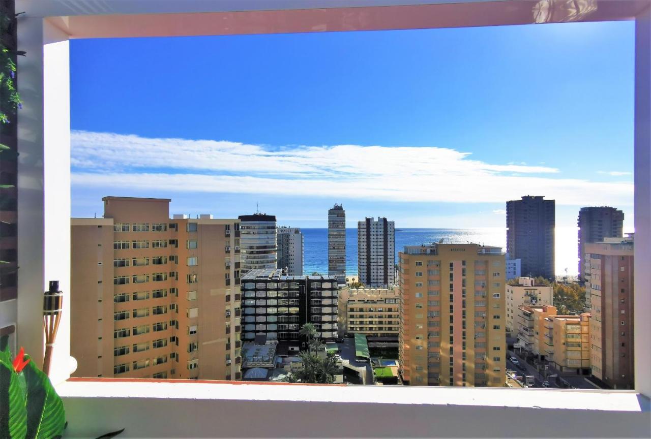 Penthouse Cervantes Sea View Benidorm Bagian luar foto
